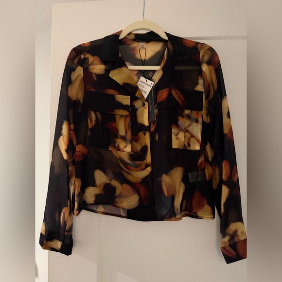 Elite Tahari Floral Blouse - Picture 2 of 5